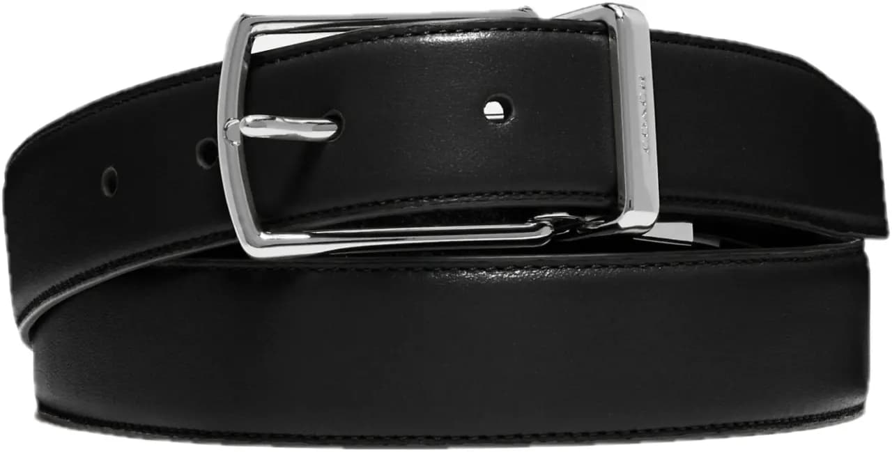 Thắt Lưng Coach Harness Buckle Cut Reversible 'Black' 64824-AQ0