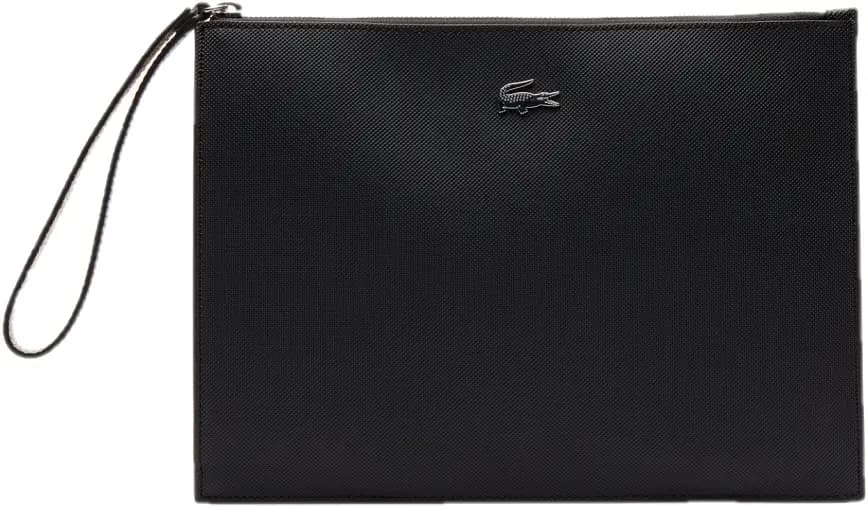 Túi Lacoste Anna Coated Pique Canvas Clutch 'Black' NF2791A53G-A91