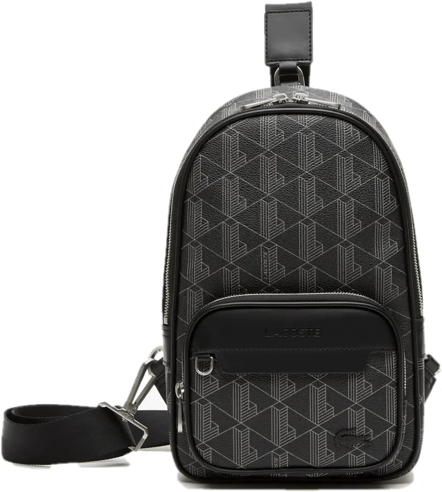 Túi Lacoste The Blend Monogram Crossbody Bag 'Black' NH4131L53G-H45