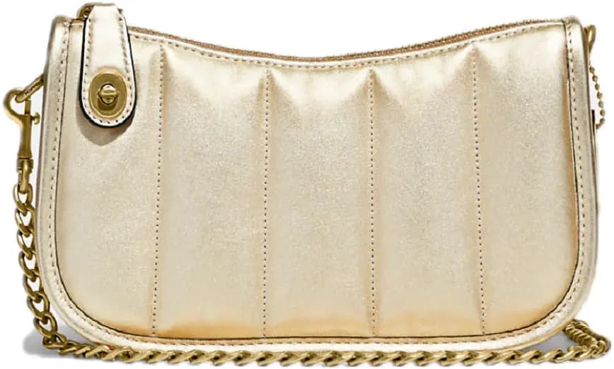 Túi Coach Swinger 20 With Quilting 'Metallic Soft Gold' C6746-B4TFV