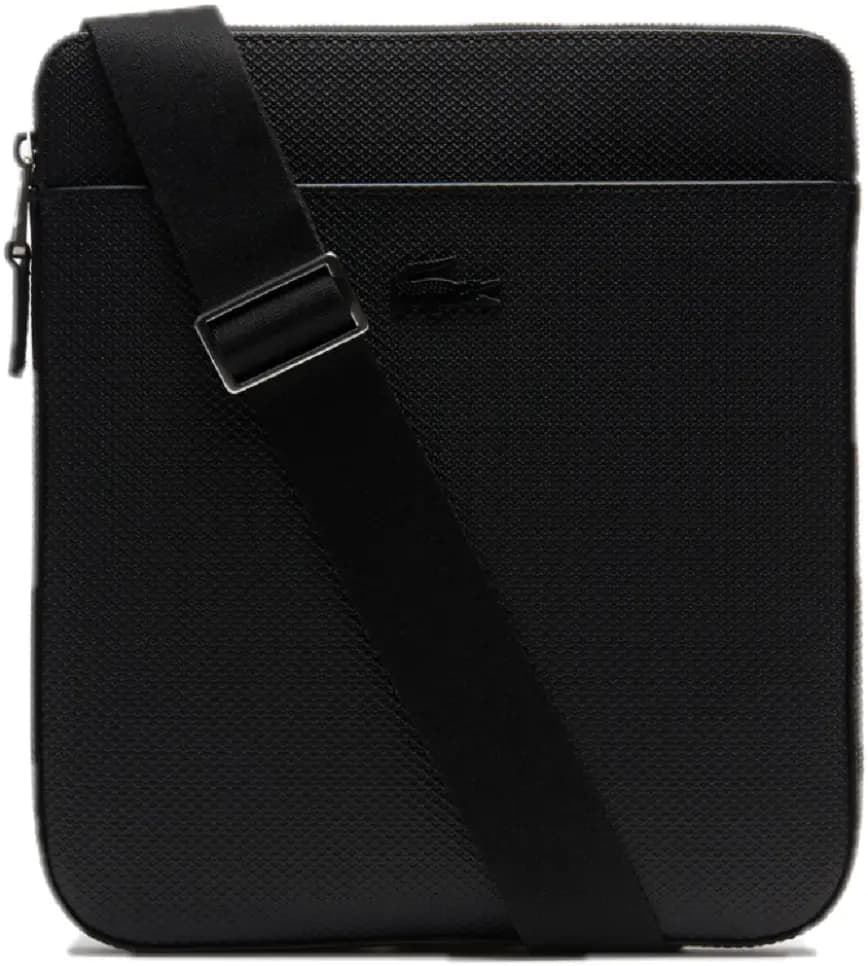 Túi Lacoste Shantaco Matte Pique Leather Flat Bag 'Black' NH2815C53G-000