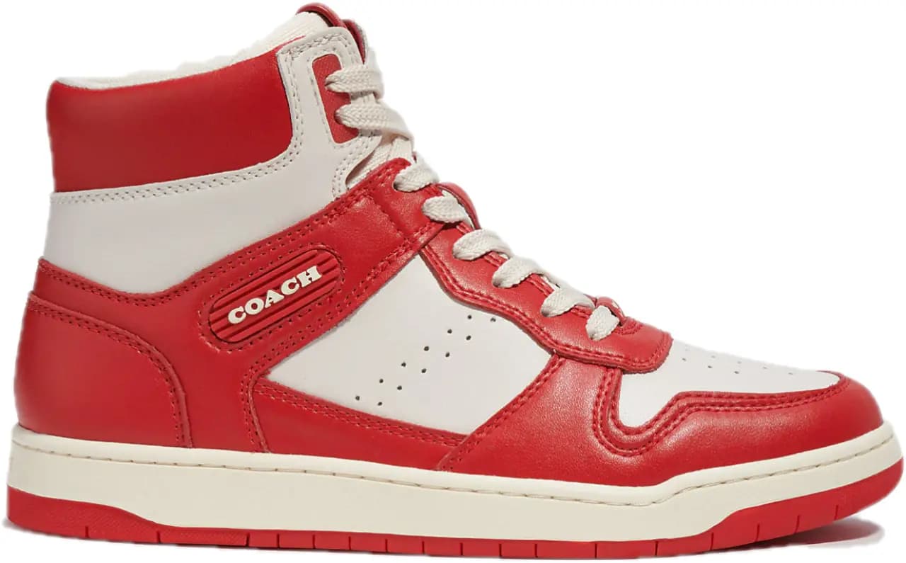 Giày Coach High Top Sneaker 'Sport Red' CG624