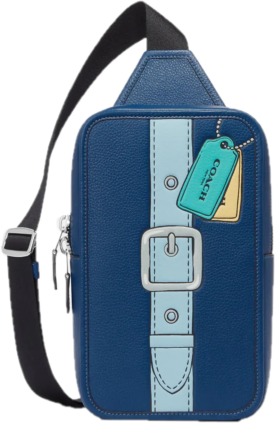 Túi Coach Sullivan Pack With Trompe Loeil 'True Blue' CH232-SVUPS