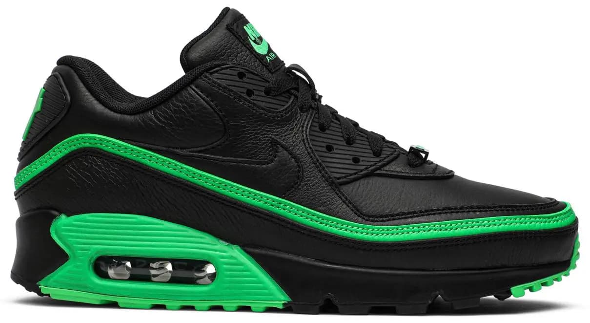 Giày Nike Undefeated x Air Max 90 'Black Green Spark' CJ7197-004