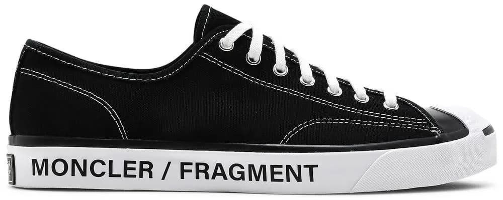 Giày Converse Fragment Design x Moncler x Jack Purcell 'Black' 172321C