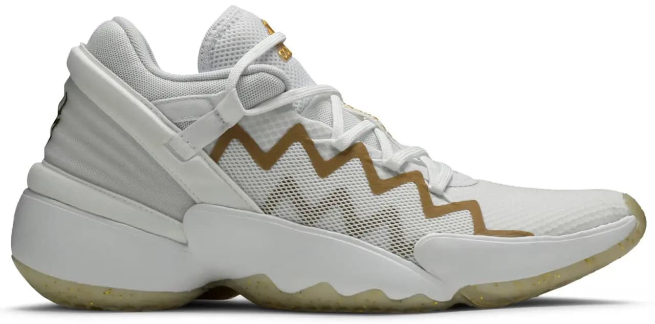 Giày Adidas D.O.N. Issue #2 'White Gold Metallic' FX9431