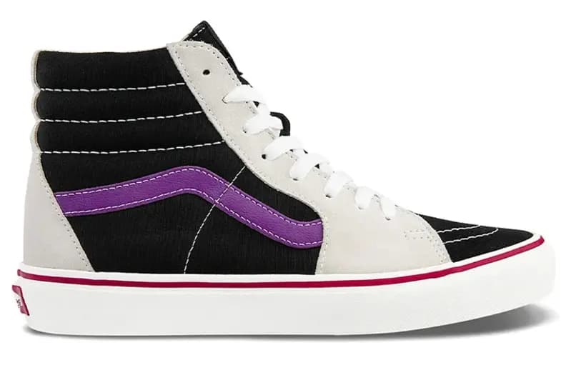 Giày Vans SK8-Hi 'Black Amaranth Purple' VN0A4U3C2TX