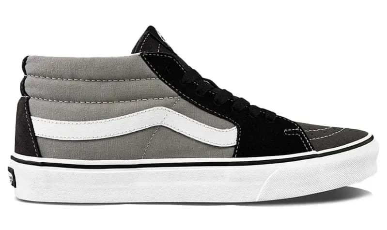 Giày Vans SK8 Mid 'Black White Grey' VNOA3WM32PD
