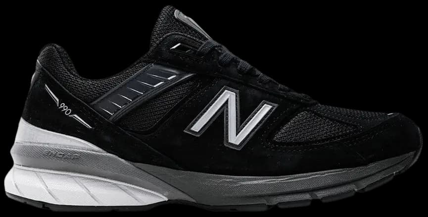 Giày New Balance Wmns 990v5 Made In USA 'Black' W990BK5