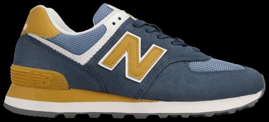 Giày New Balance Wmns 574 'Blue Yellow White' WL574LDD