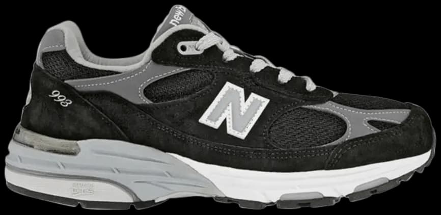 Giày New Balance Wmns 993 'Black White Grey' WR993BK