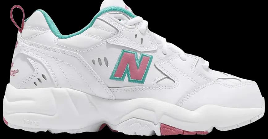 Giày New Balance 608 Wide 'White Pink Green' WX608WT1D