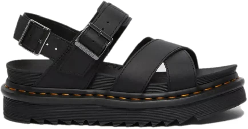 Dép Dr.Martens Voss II Wmns Leather Strap 'Black' 26799001