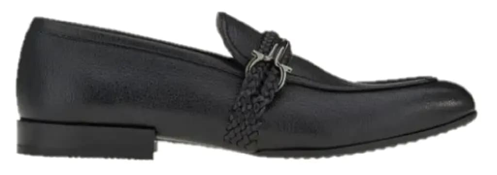 Giày Salvatore Ferragamo Moccasin Gancini 'Black' 020593-750541