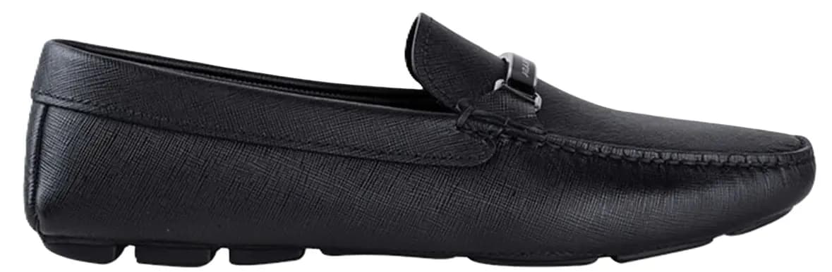 Giày Prada 21SS Saffiano Loafers 'Black' 2DD159-053-F0002