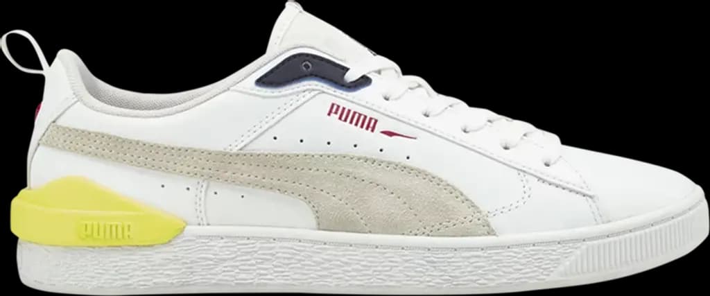 Giày Puma Suede Block White Yellow 380705-01