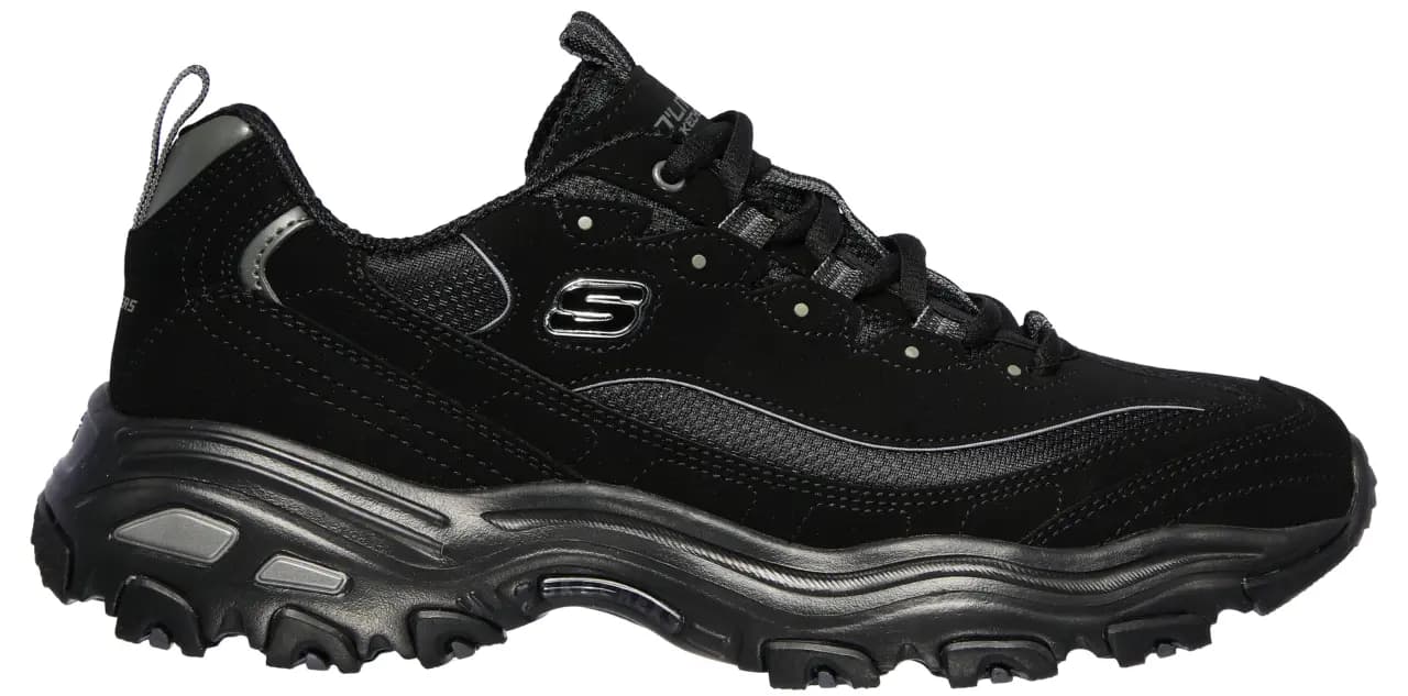 Giày Skechers D'LITES 2.0 Marathon Running Shoes 'Black' 52675-BBK