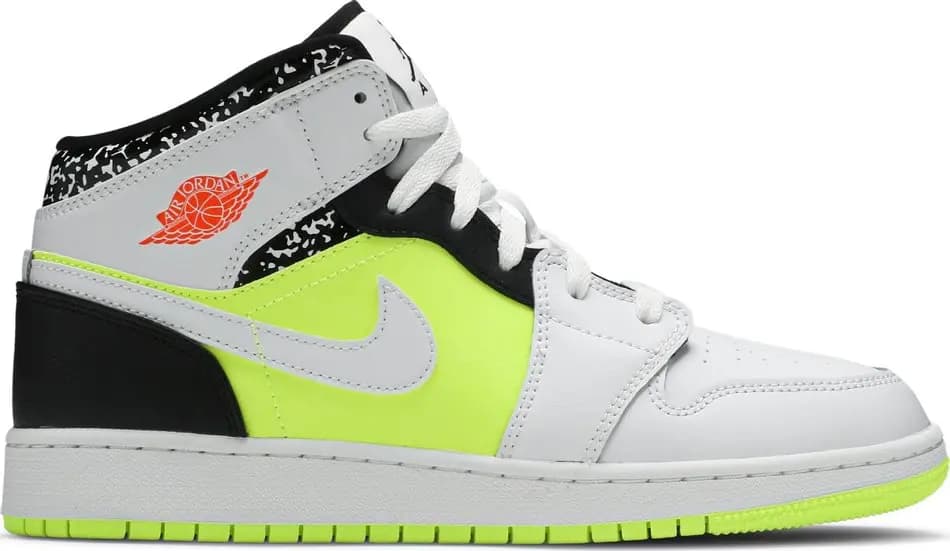 Giày Nike Air Jordan 1 Mid 'Composition Notebook' 554725-870