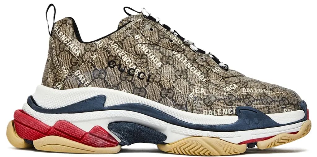Giày Gucci Men's The Hacker Project Triple S Sneaker 681066-ULZ10-9795