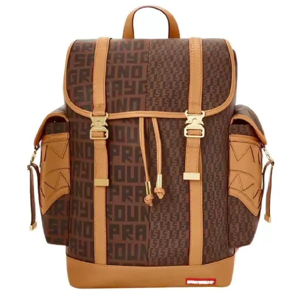 Balo Sprayground Embossed Label 'Brown' 910B4711NSZBROWN
