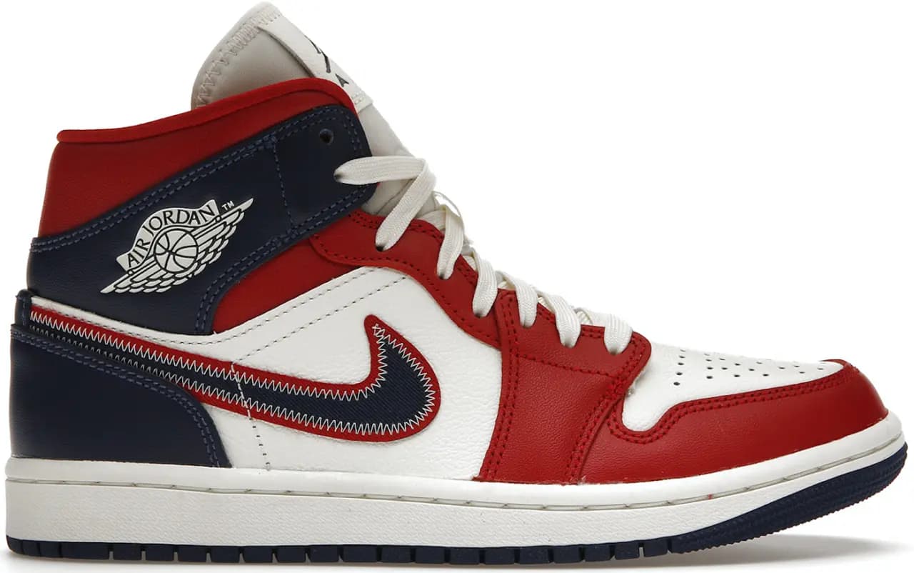 Giày Nike Air Jordan 1 Mid 'USA' DQ7648-600