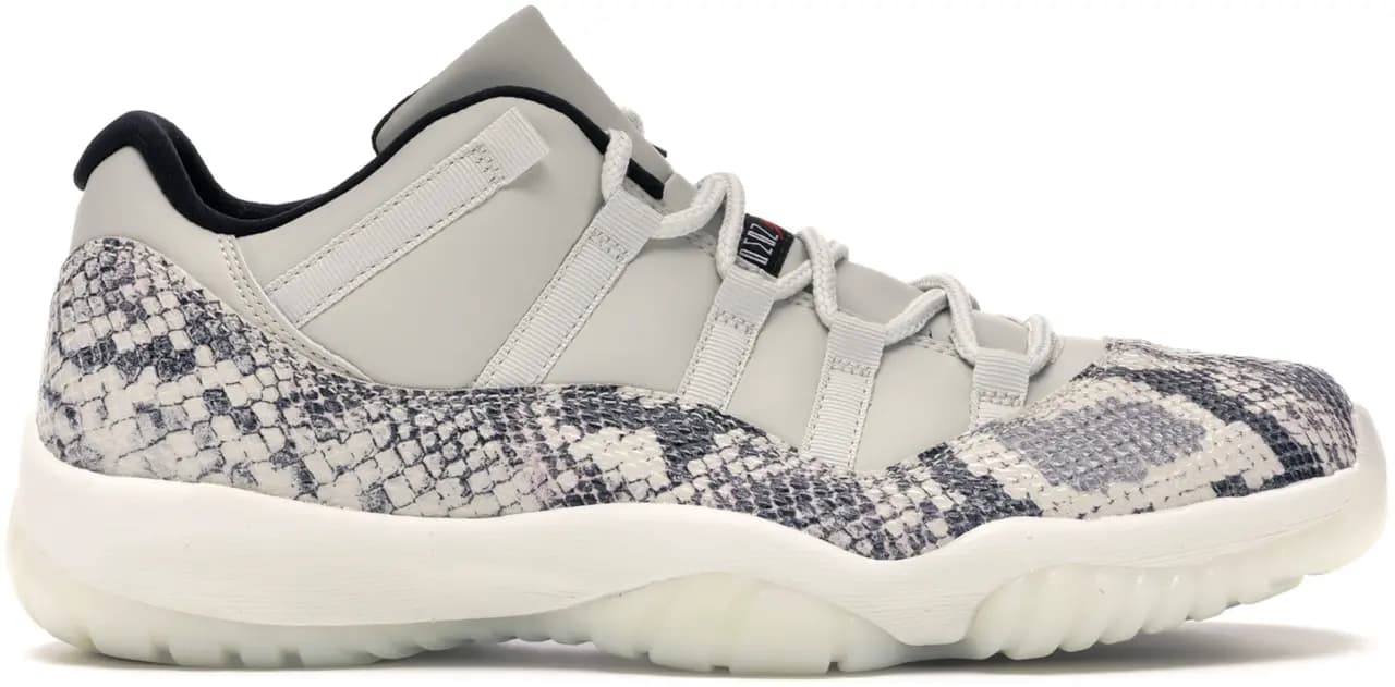 Giày Nike Air Jordan 11 Retro Low 'Light Bone Snakeskin' CD6846-002