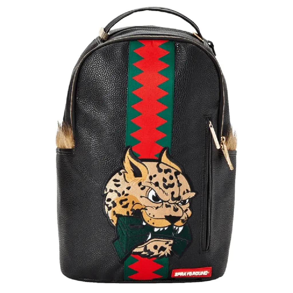 Balo Sprayground Leopard Fur Money Balo Sprayground Leopard Fur Money
