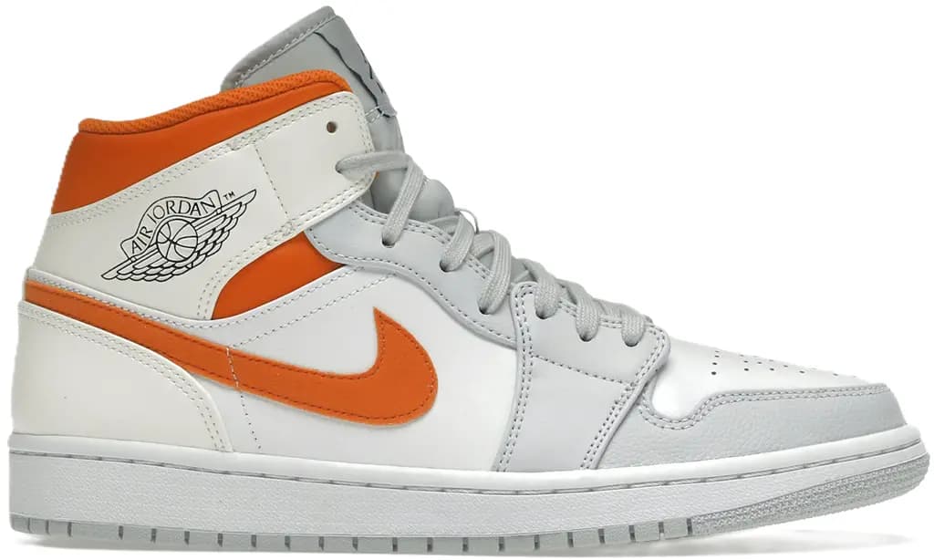 Giày Nike Air Jordan 1 Mid 'Starfish Pure Platinum' CW7591-100