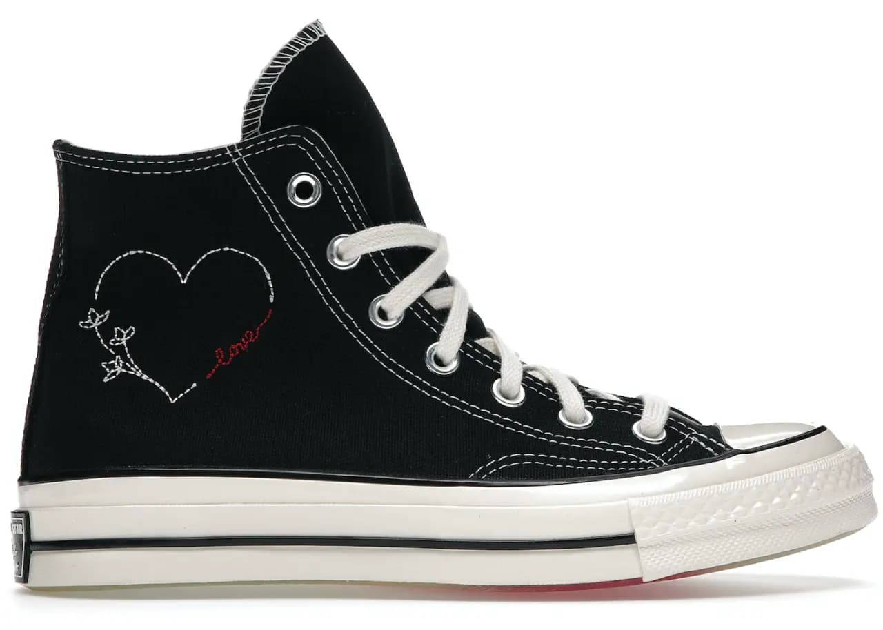 Giày Converse Chuck 70 High 'Valentine's Day Black' 171118C