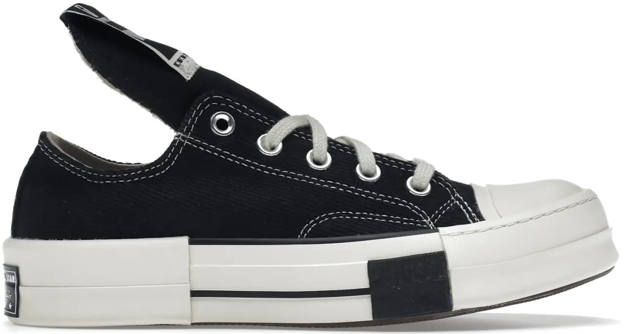Giày Converse Rick Owens x DRKSHDW DRKSTAR Chuck 70 Low 'Black' 172347C