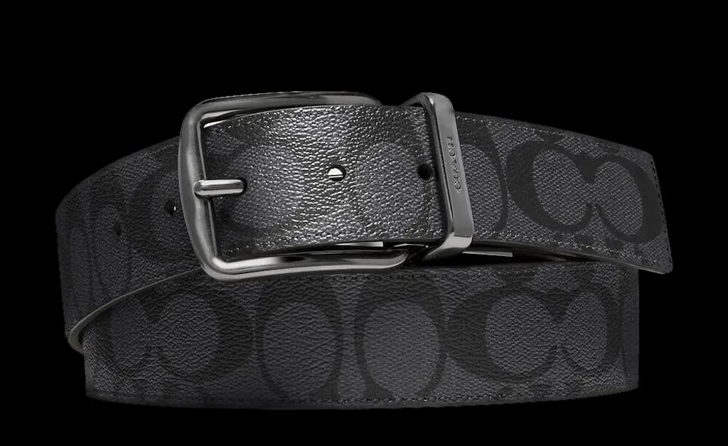 Thắt Lưng Coach Harness Buckle Cut To Size Reversible 'Black' F64839CQ