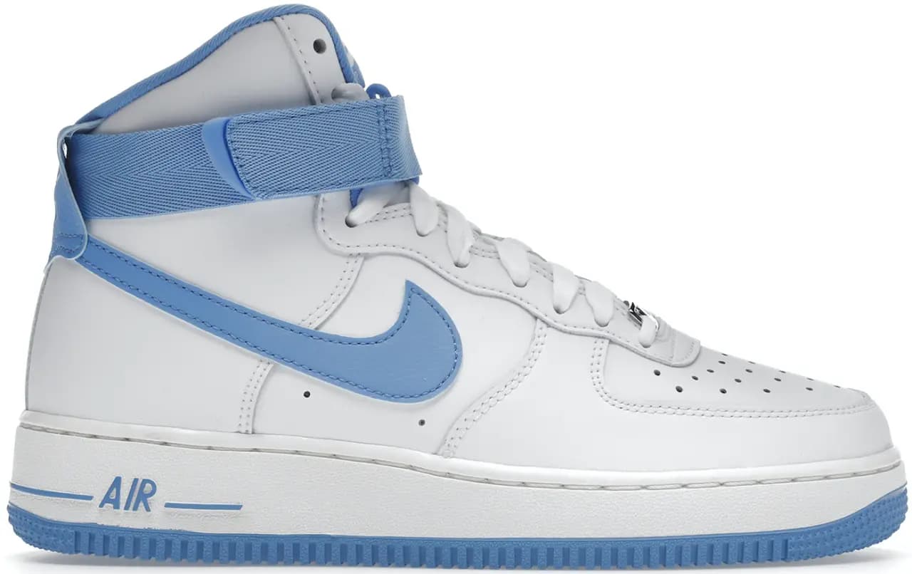 Giày Nike Air Force 1 High OG QS University 'White Blue' DX3805-100