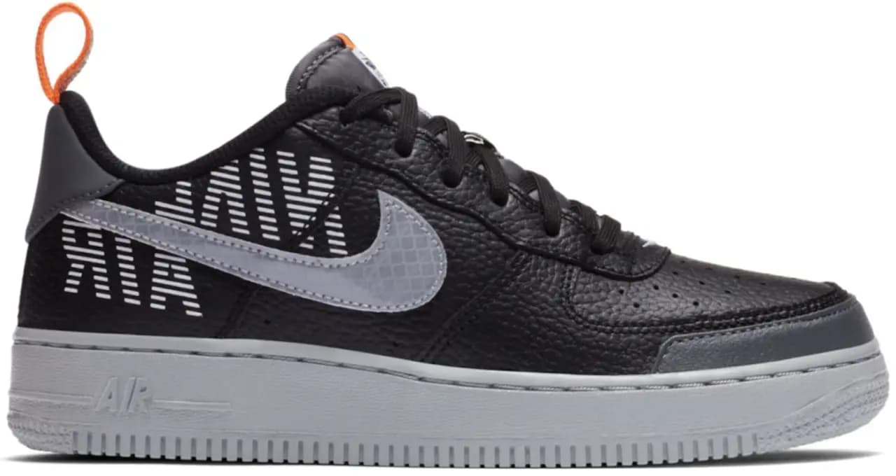 Giày Nike Air Force 1 LV8 2 GS 'Under Construction Black' BQ5484-001