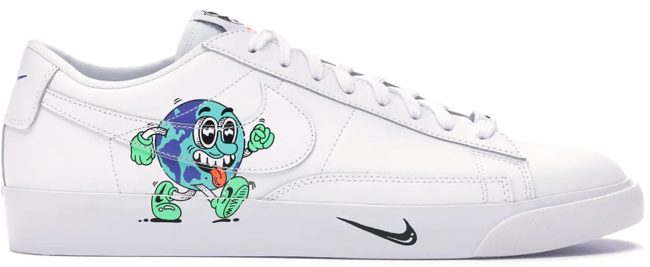 Giày Nike Steven Harrington x Blazer Low Flyleather QS 'Earth Day' CI5546-100
