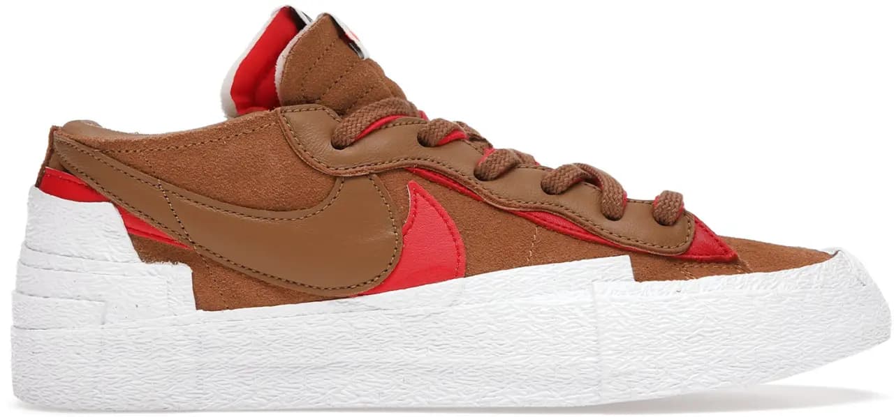 Giày Nike sacai x Blazer Low 'British Tan' DD1877-200