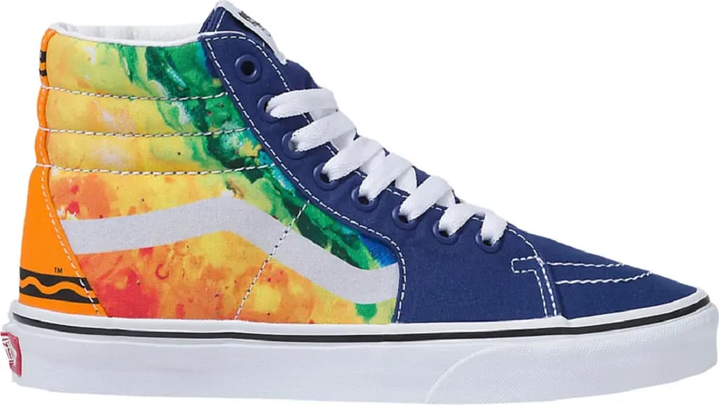 Giày Vans x Crayola SK8-Hi Skate Shoes Sneakers 'Mutil Color' VN0A5JMJARS