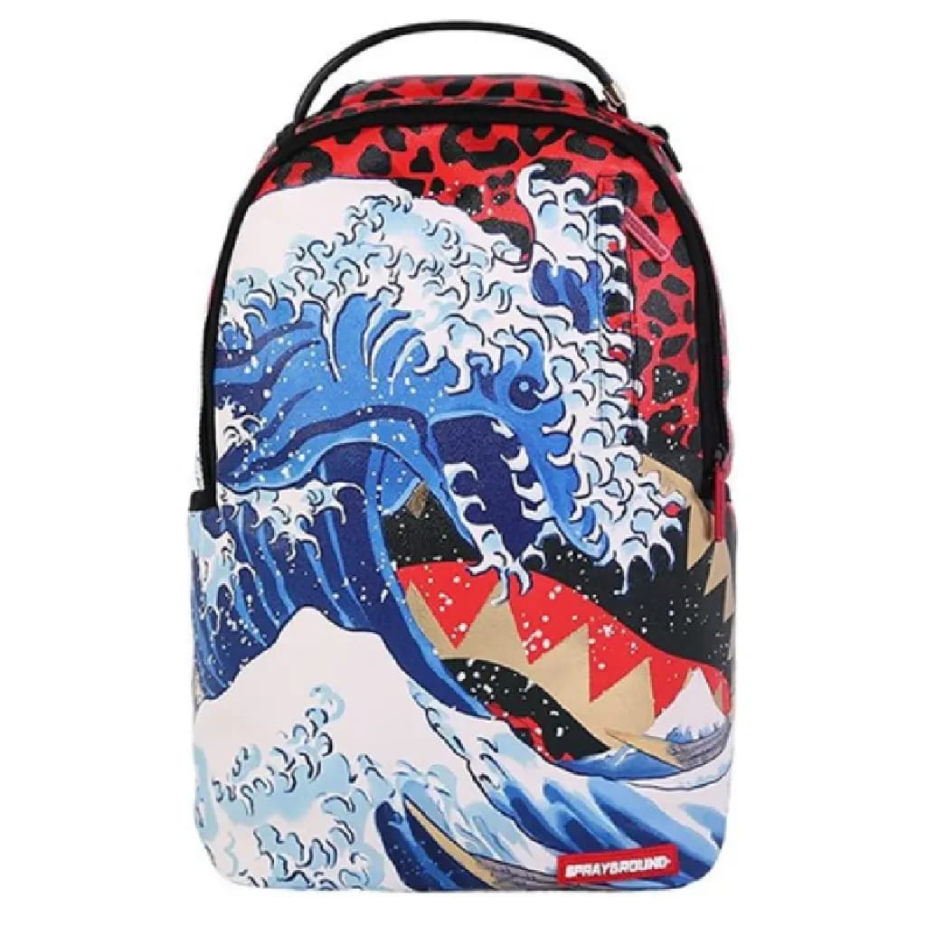 Balo Sprayground DLX Shark Tide 'Ocean Wave' W0645725 Balo Sprayground DLX Shark Tide 'Ocean Wave' W0645725