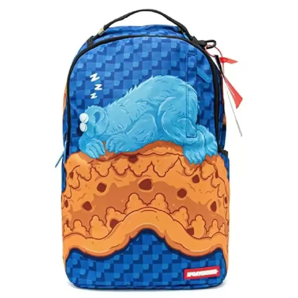 Balo Sprayground DLX Shark 'Brown Blue' W0735768 Balo Sprayground DLX Shark 'Brown Blue' W0735768