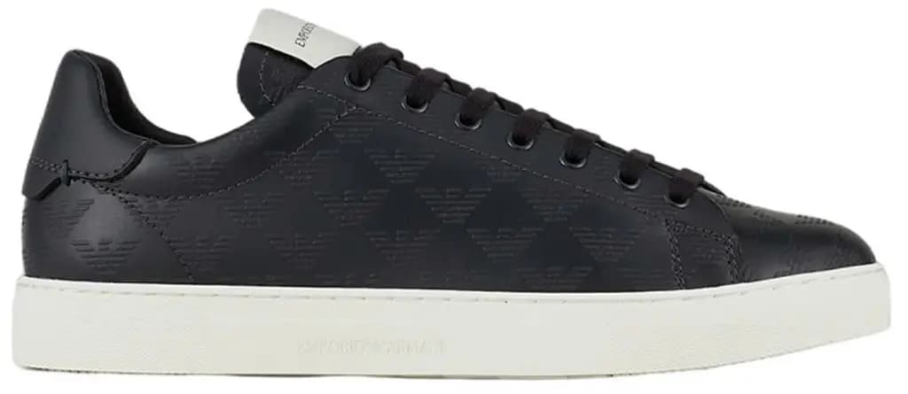 Giày Armani All-Over Monogram 'Black' X4X554XM9951N151