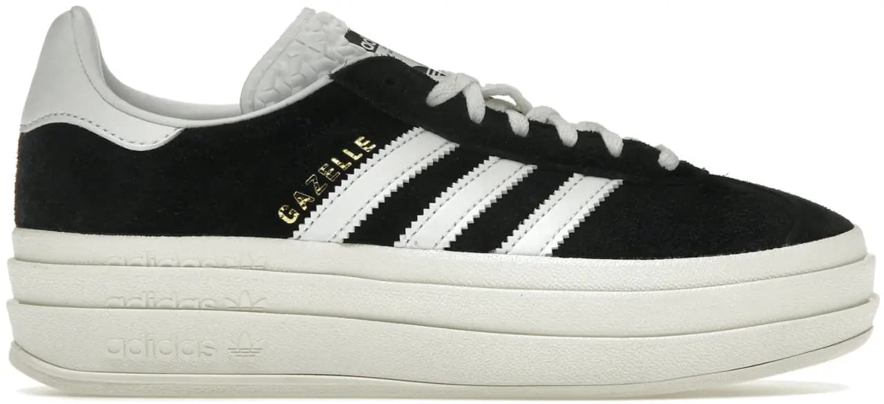 Giày Adidas Wmns Gazelle Bold 'Black White' HQ6912