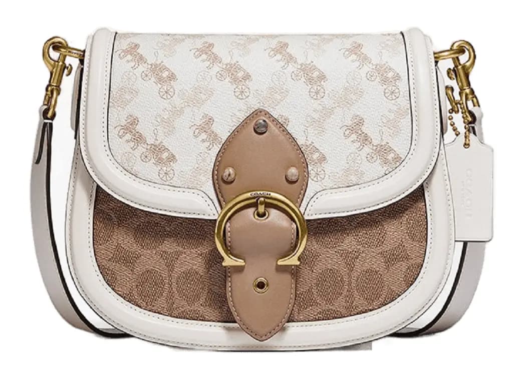 Túi Coach Beat Saddle Bag With Horse And Carriage Print C3841 B4SN5