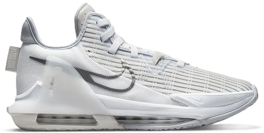 Giày Nike LeBron Witness 6 'White Metallic Pewter' CZ4052-102