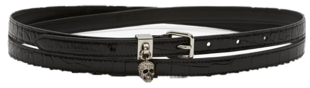 Thắt Lưng Alexander McQUEEN Pave 'Black' 6870761HB0Y1000