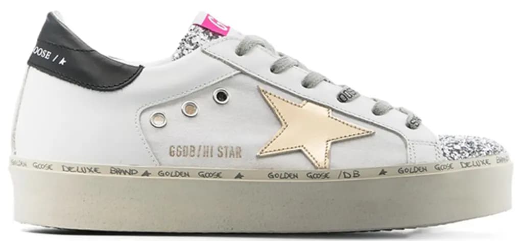 Giày Golden Goose Hi-Star White Glitter GWF00120-F001086-80822