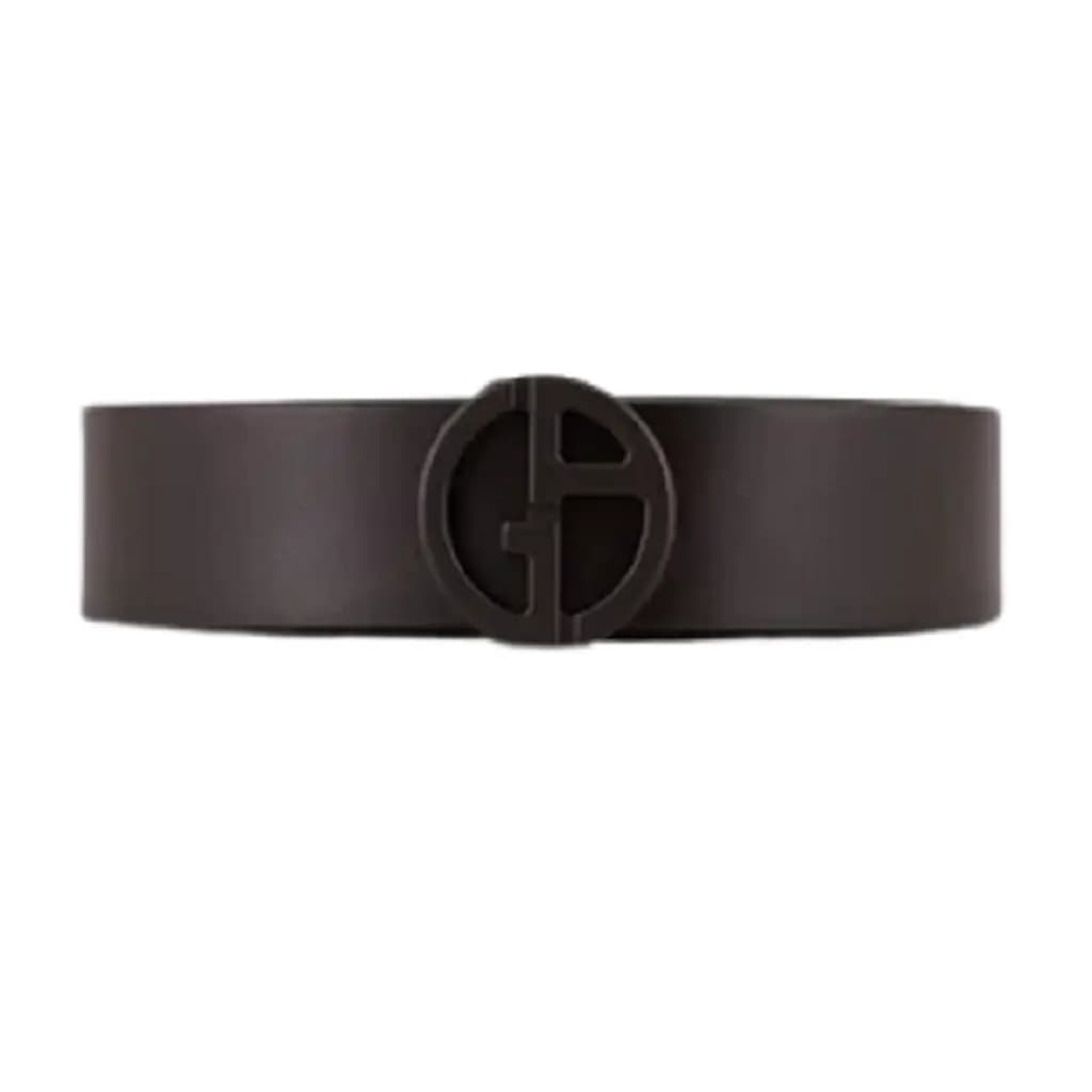 Thắt Lưng Giorgio Armani Reversible Leather Belt 'Dark Brown'