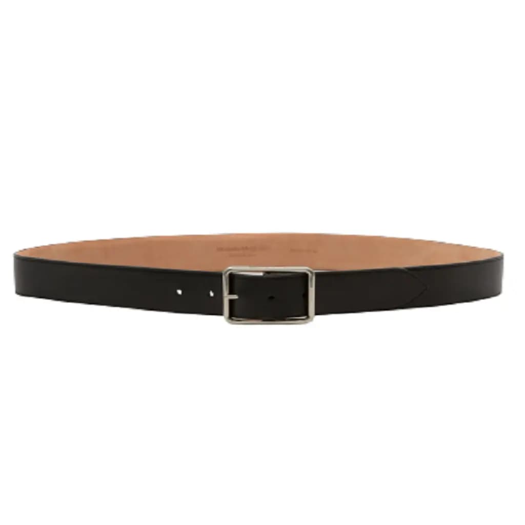Thắt Lưng Alexander McQUEEN Leather 'Black' 6895401AAGN1000