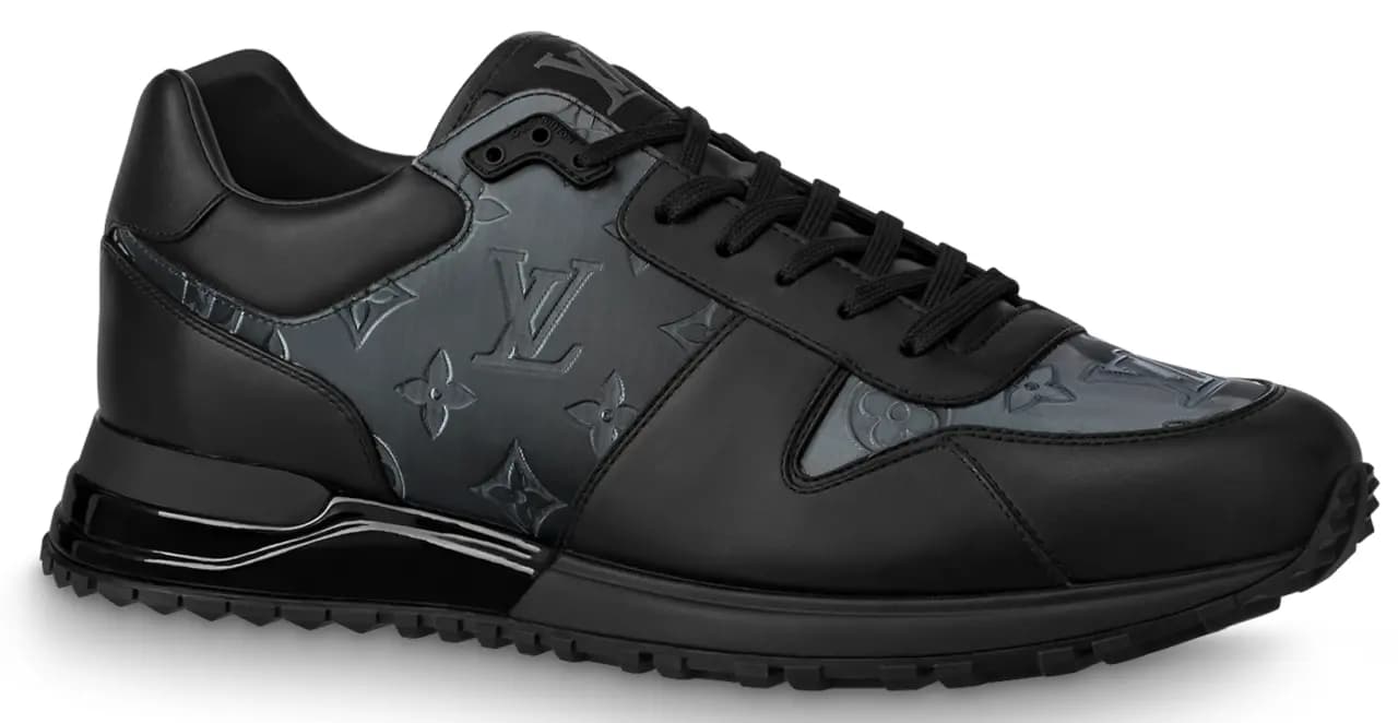 Giày Louis Vuitton Run Away Trainers "Black" 1A8KJ0