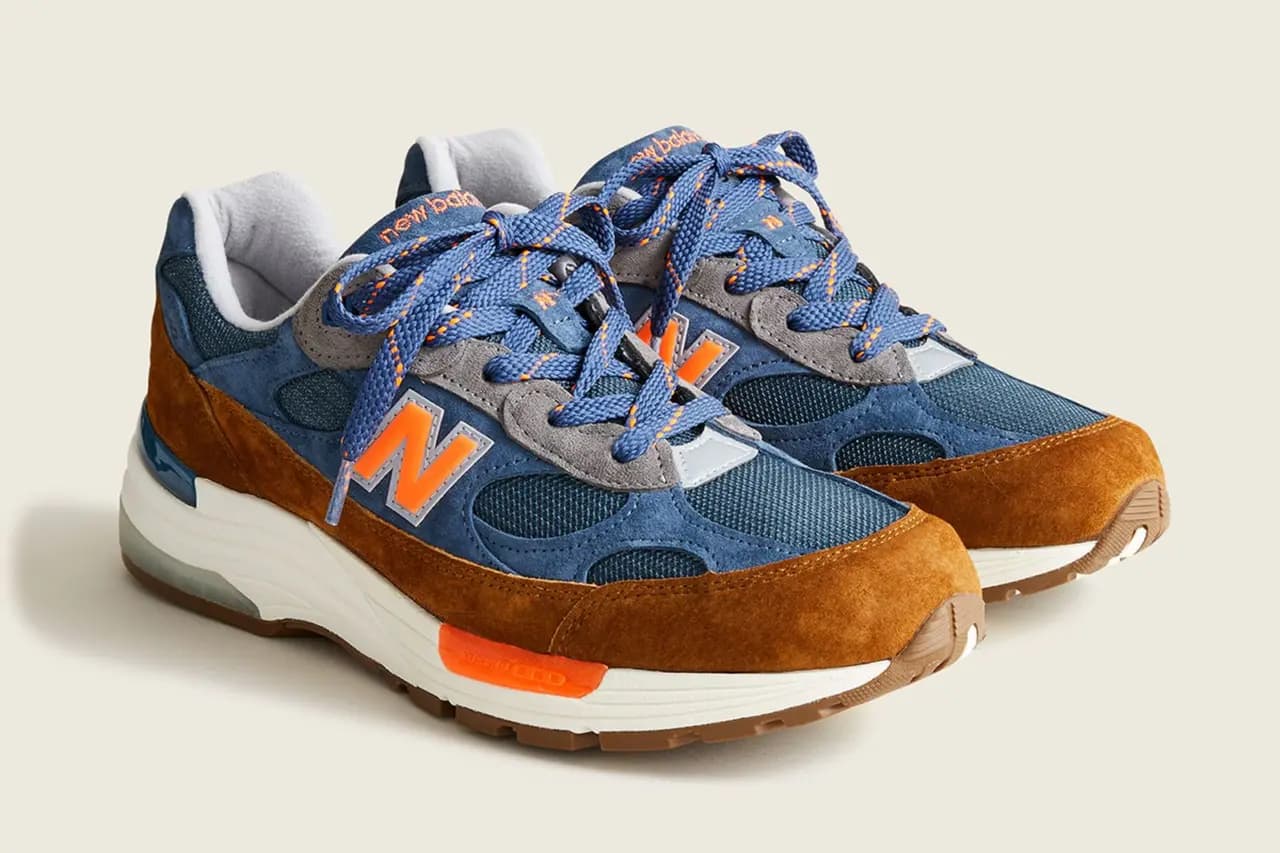 Hình ảnh mới nhất của đôi giày J.Crew x New Balance 992 "NY"