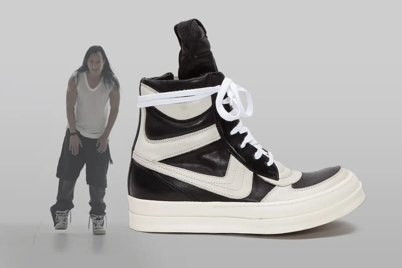 Ngoài Converse thì Rick Owens đã từng collab với thương hiệu giày nào?
