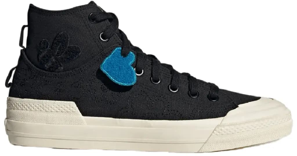 Giày Adidas Nizza High DL x Melting Sadness 'Core Black' GZ2663